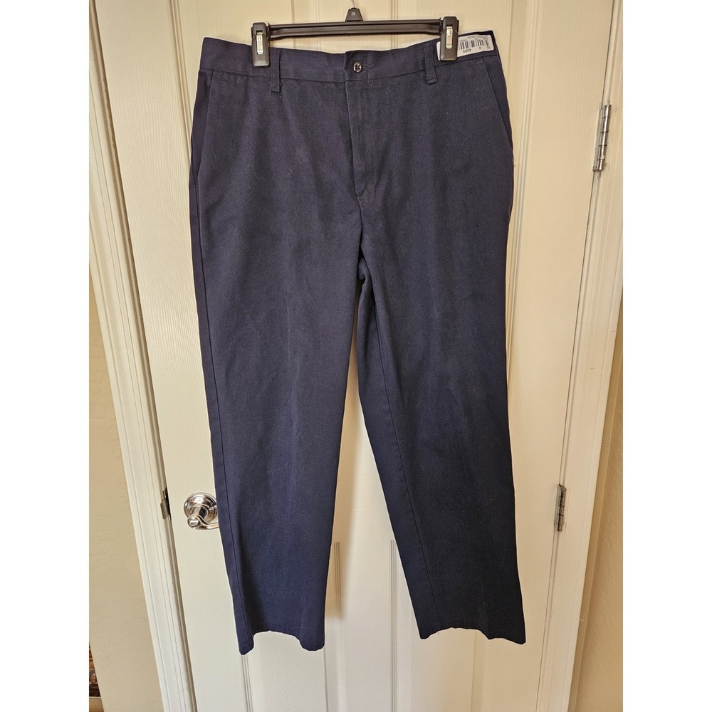 Cintas ComfortFLEX Navy Blue Slash Pockets Uniform Work Pants, Size 36